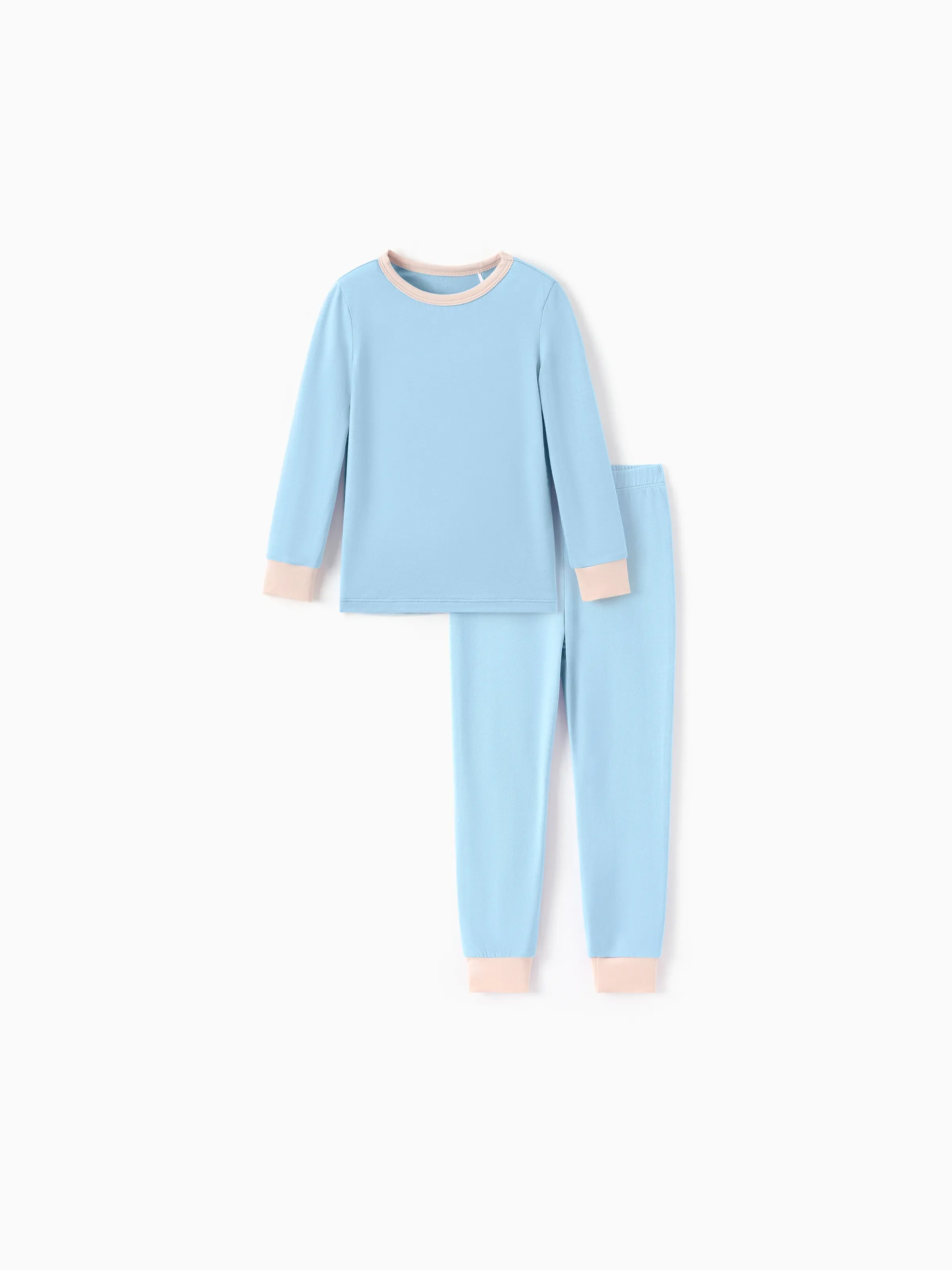 Baby 2-piece Tencel Modal Pajamas Set for Girls / Boys ( Snug-Fitting ) Light Green