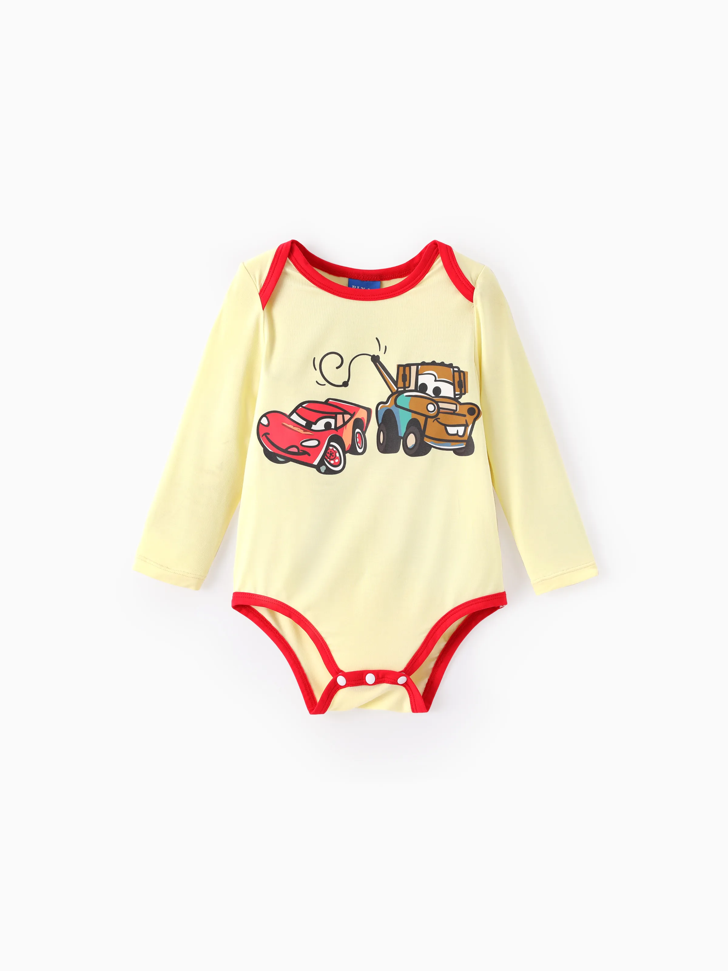 Cars Bamboo Baby Boy 3-Pack Lightning McQueen Printed Bodysuit Multi-color - Image 11
