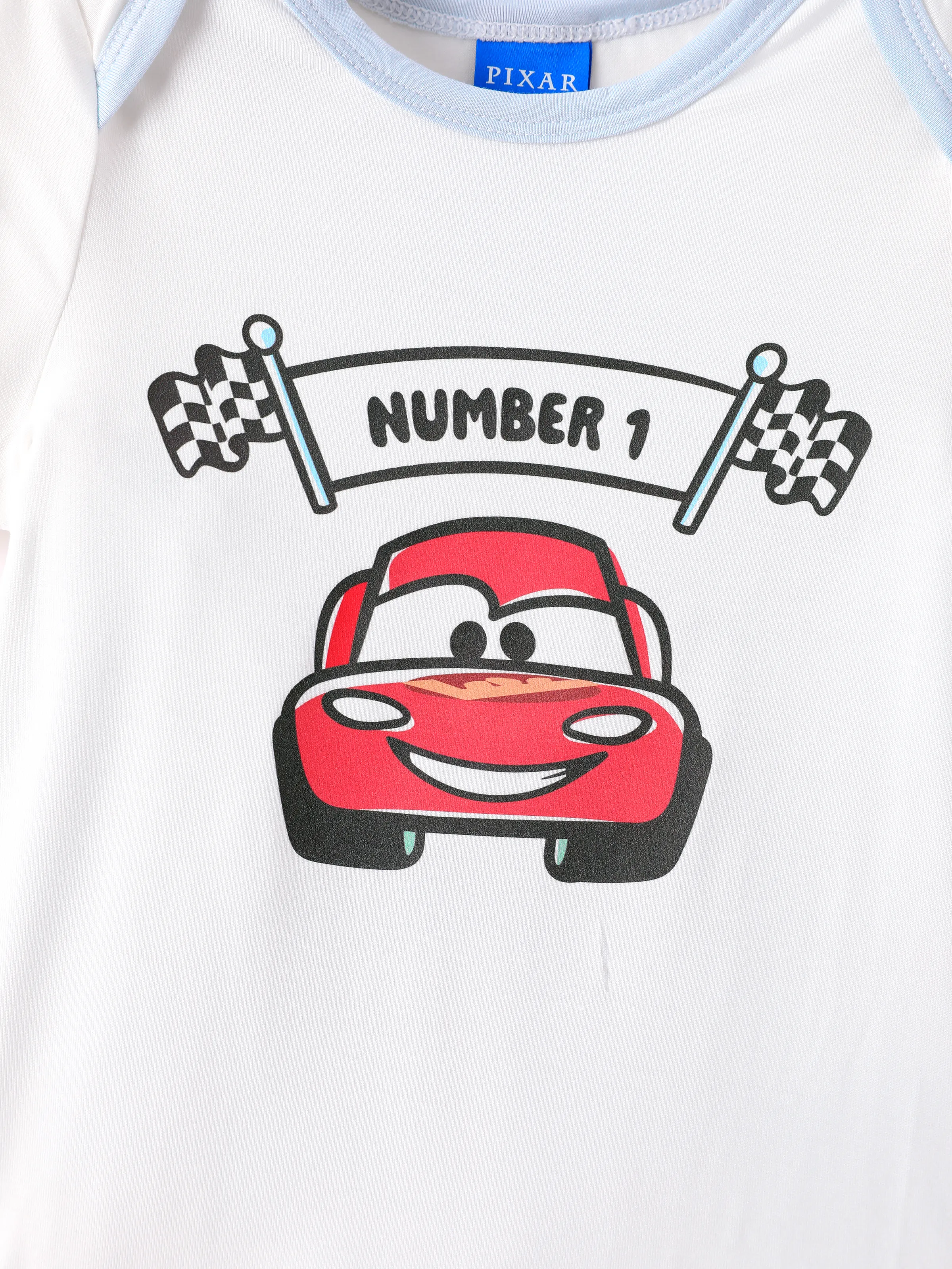 Cars Bamboo Baby Boy 3-Pack Lightning McQueen Printed Bodysuit Multi-color - Image 5