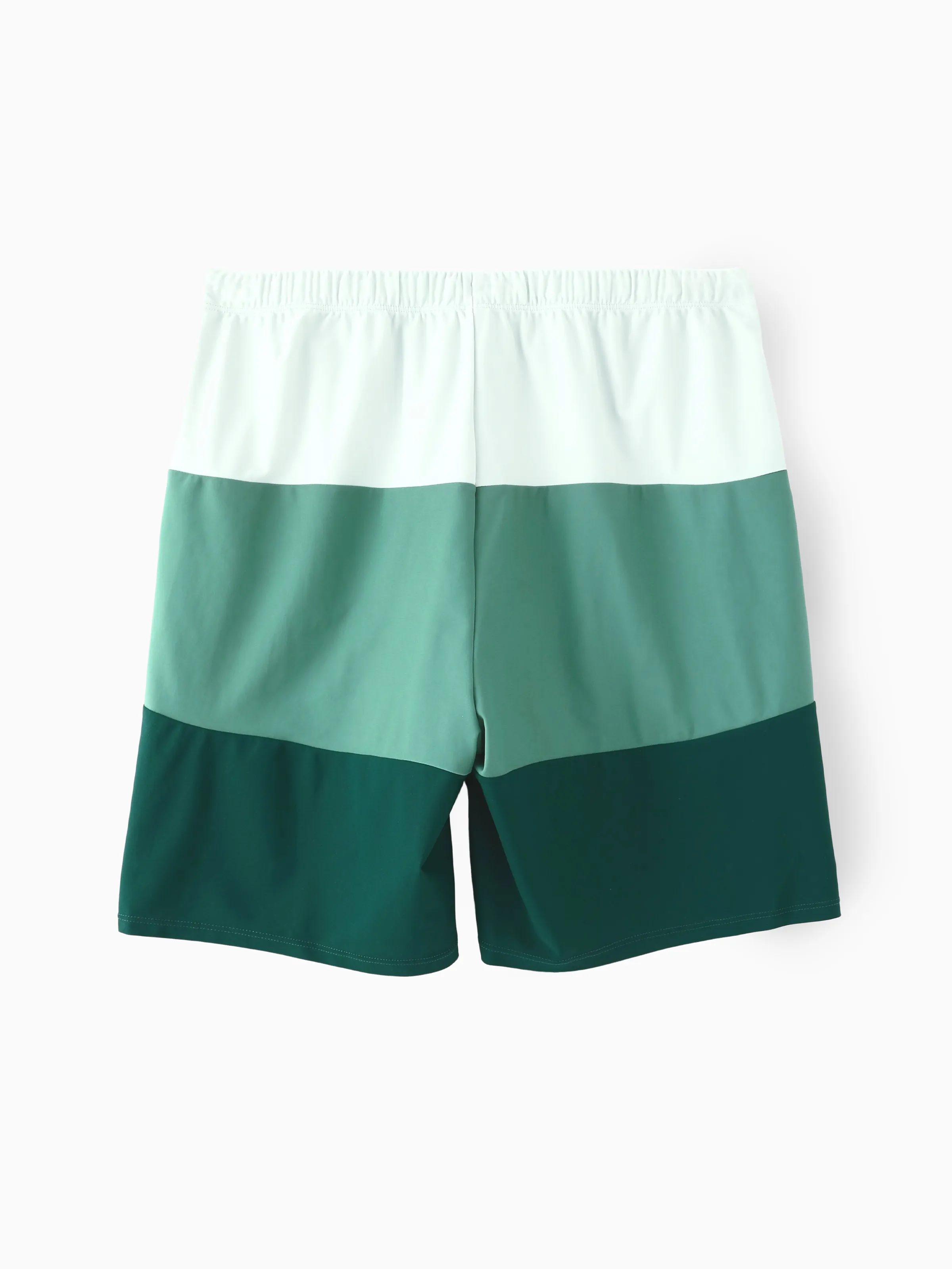 Daddy & Daughter Colorblock Swim Trunks or Wrap Side V-Neck Swimsuit MultiColour - Image 6