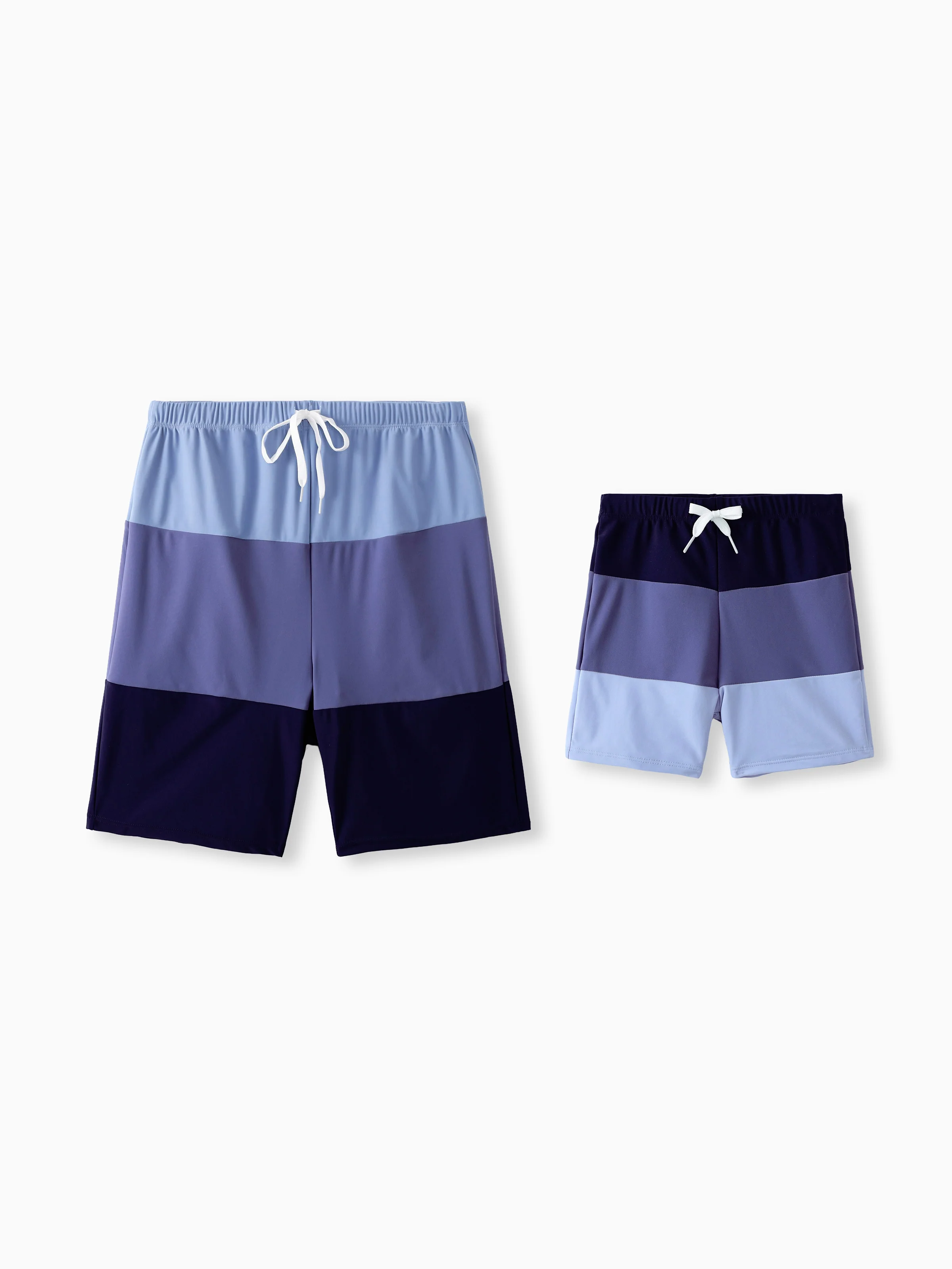 Daddy & Son Drawstring Swim Trunks MultiColour