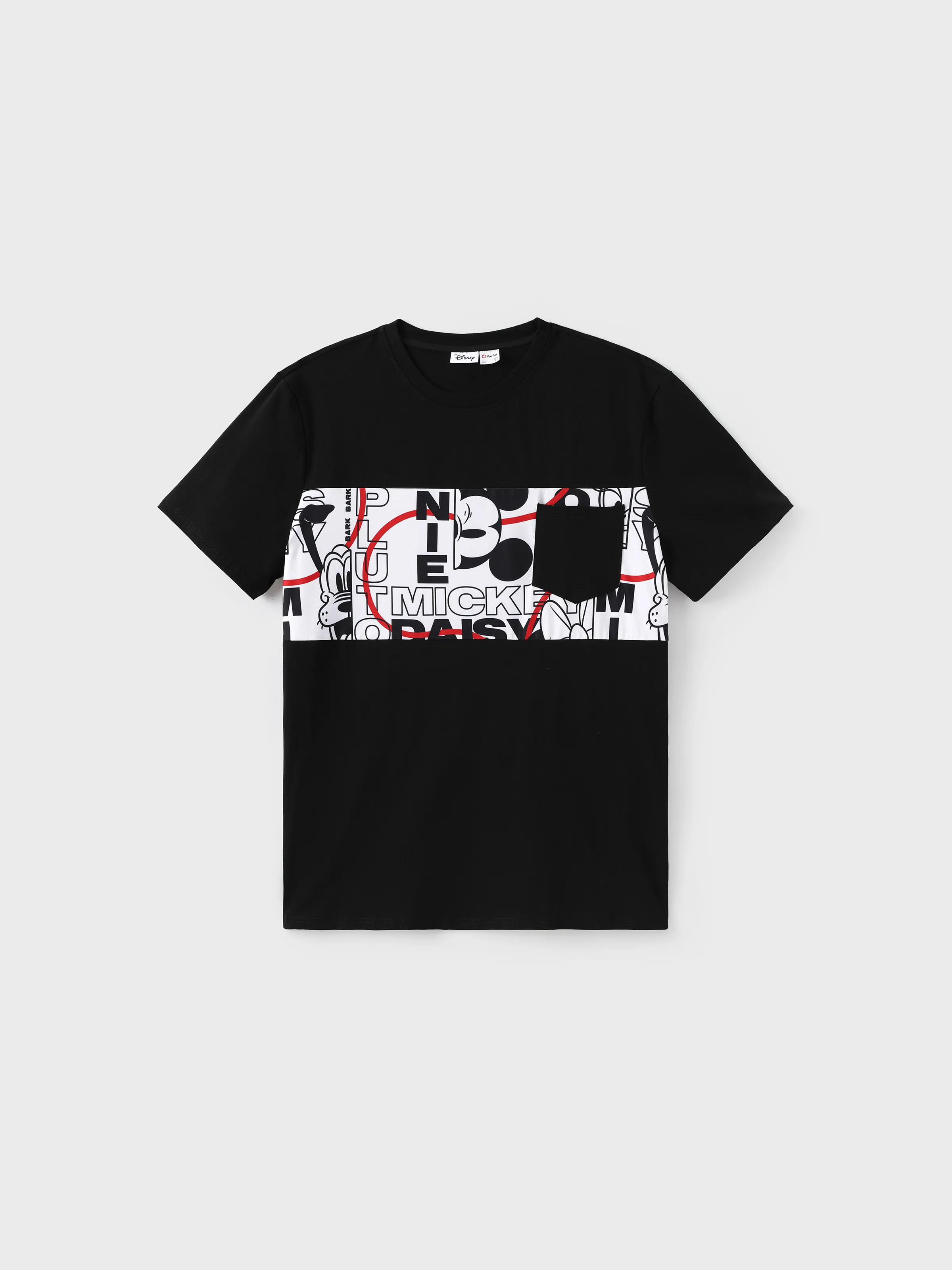 Disney Mickey and Friends Daddy & Daughter Graffiti Casual Dress/T-shirt/jumpsuit Black - Image 3