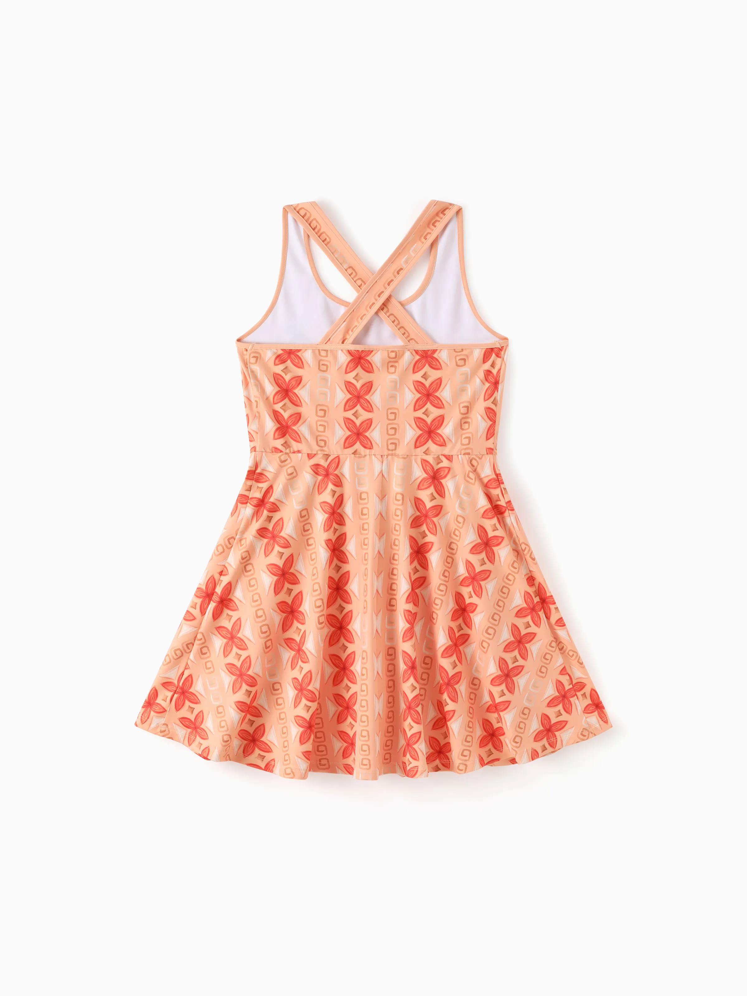 Disney Princess Matching Family Moana Sporty Dress/ Cotton Top Orange - Image 7